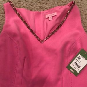 NWT Lilly beaded pink dress size 4